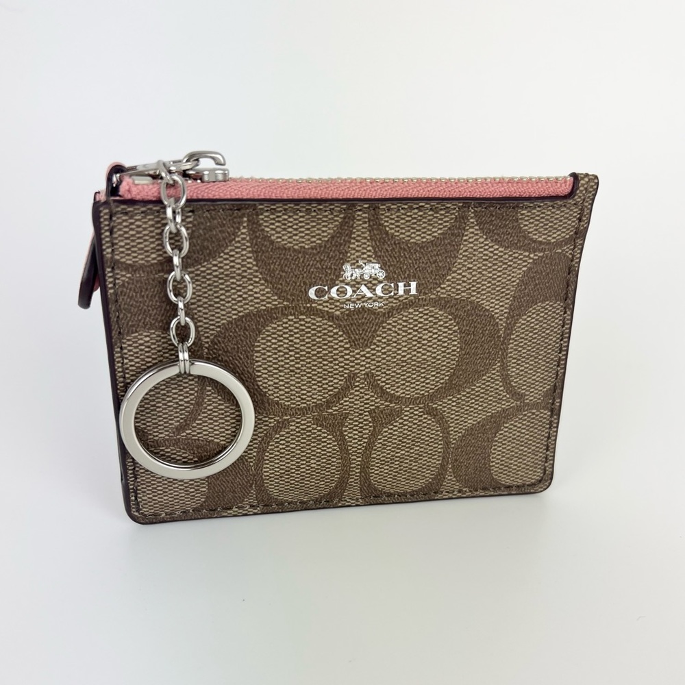 NEW Coach Mini Skinny ID Case Wallet